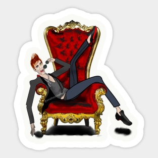 Crowley Cannot Chair Sticker